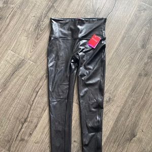 Spanx faux leather leggings